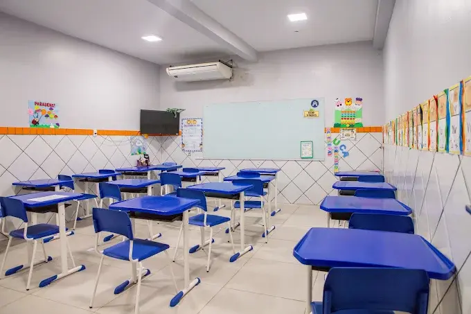 Sala de aula da Escola Adventista do Centro Nipônico